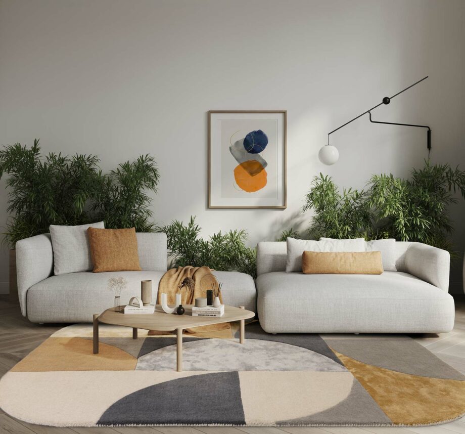 Asiatic teppe Matrix 76 Oval Sunset interior