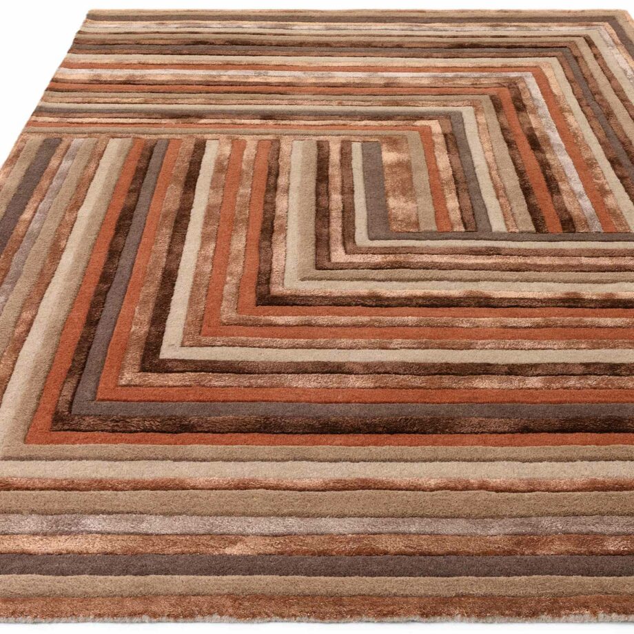 Asiatic teppe Matrix 80 Network Terracotta 1