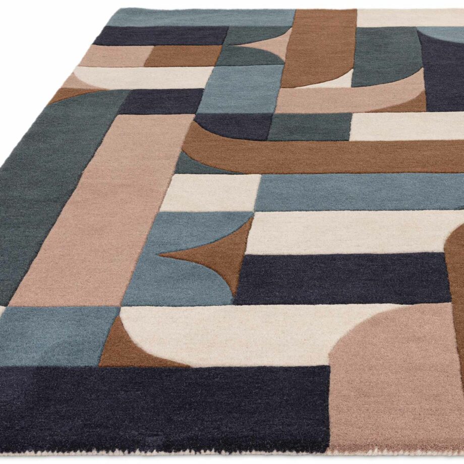 Asiatic teppe Matrix 89 Klotski Teal 1