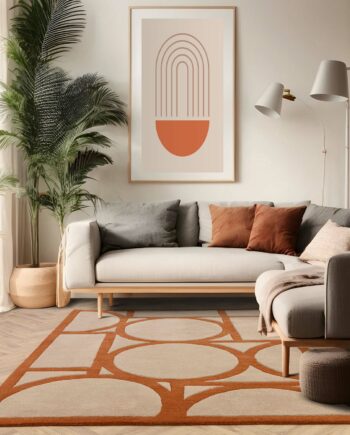 Asiatic teppe Metro Rust interior square