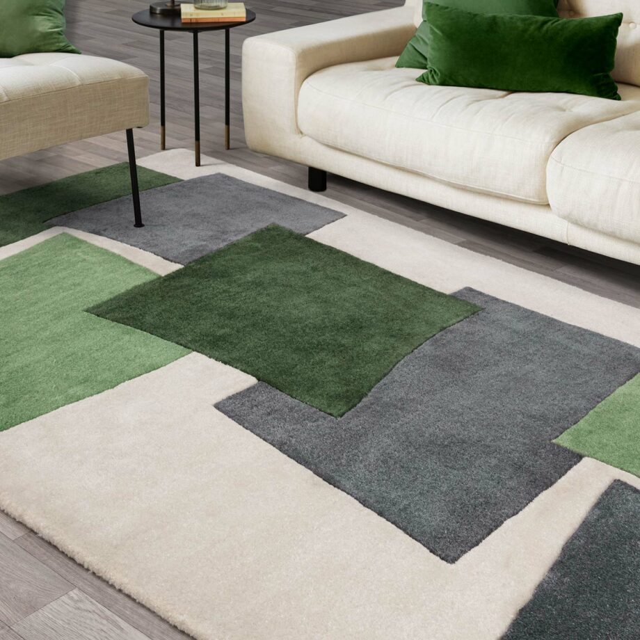Asiatic teppe Romy 12 Papercut Green interior square