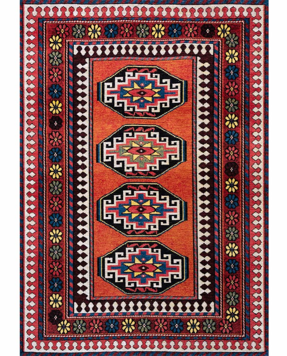 Louis De Poortere teppe Antiquarian Antalia 9844 Red Mix