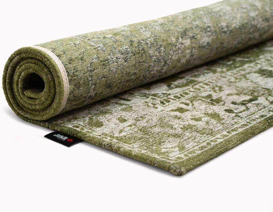 Louis De Poortere teppe Antiquarian Tabriz 9645 Olive Wood roll