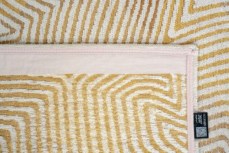 Louis De Poortere teppe Meditation Coral 9799 Yellowhippy back