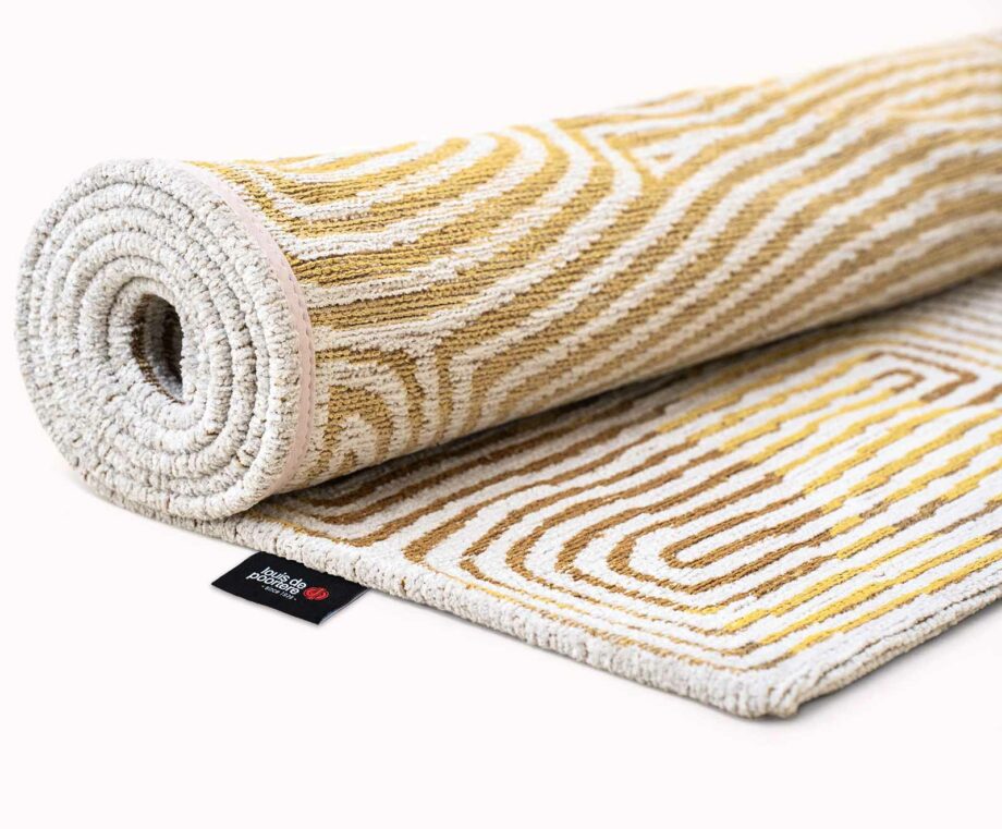 Louis De Poortere teppe Meditation Coral 9799 Yellowhippy roll