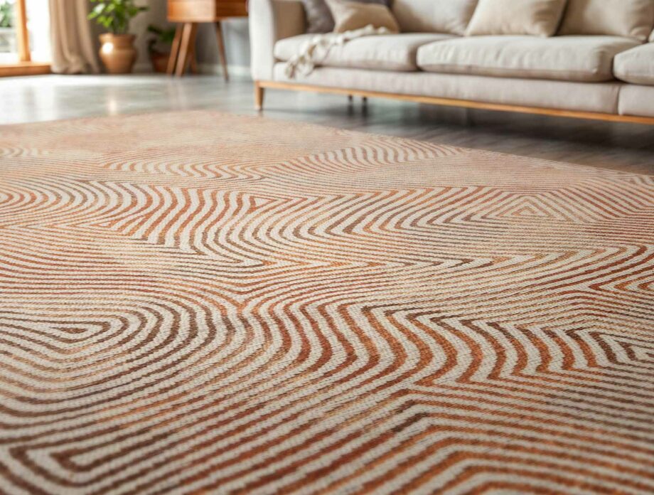 Louis De Poortere teppe Meditation Coral 9800 Coral Indian Sand Ambiance 2
