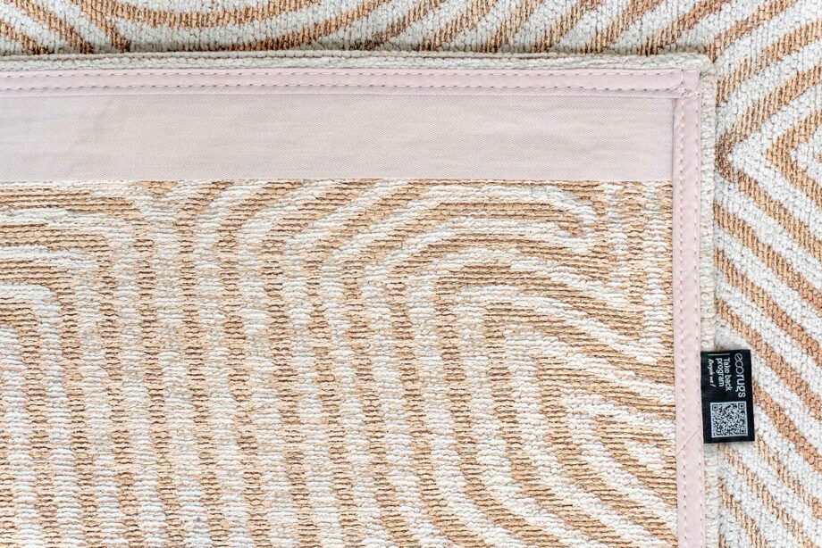 Louis De Poortere teppe Meditation Coral 9800 Indian Sand back