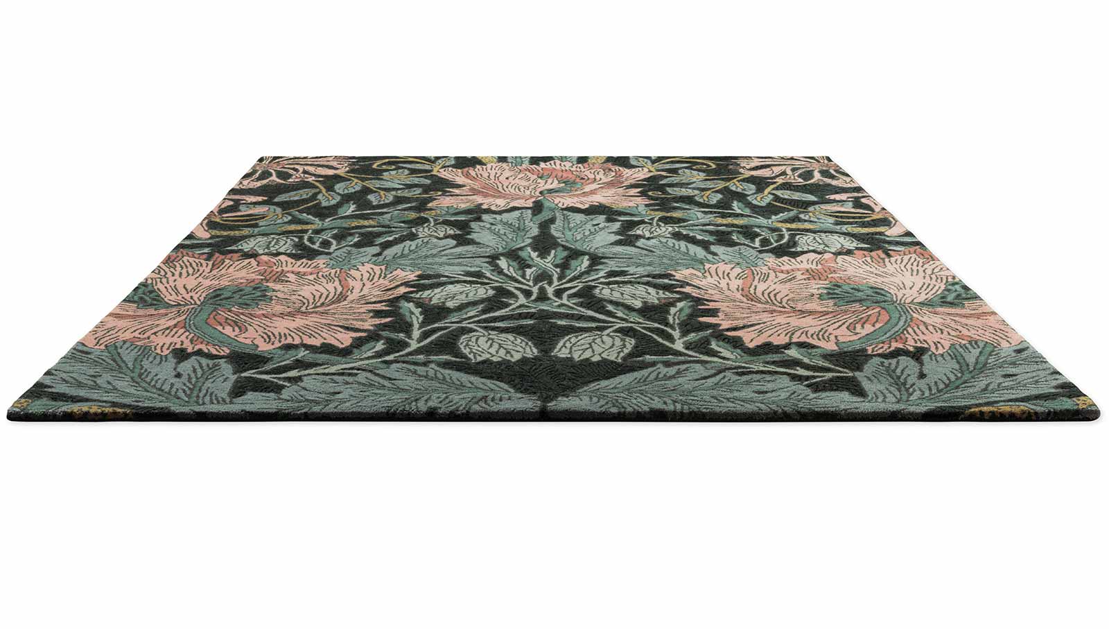 Morris Co Honeysuckle Tulip Teal 130407 D