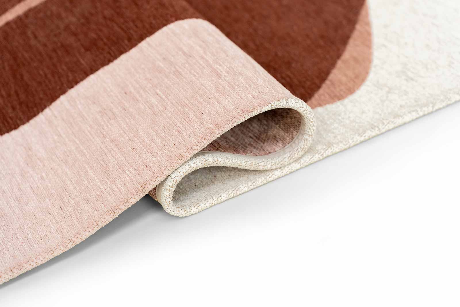 Louis De Poortere teppe Gallery 2088 Stones Cherry Mocha fold