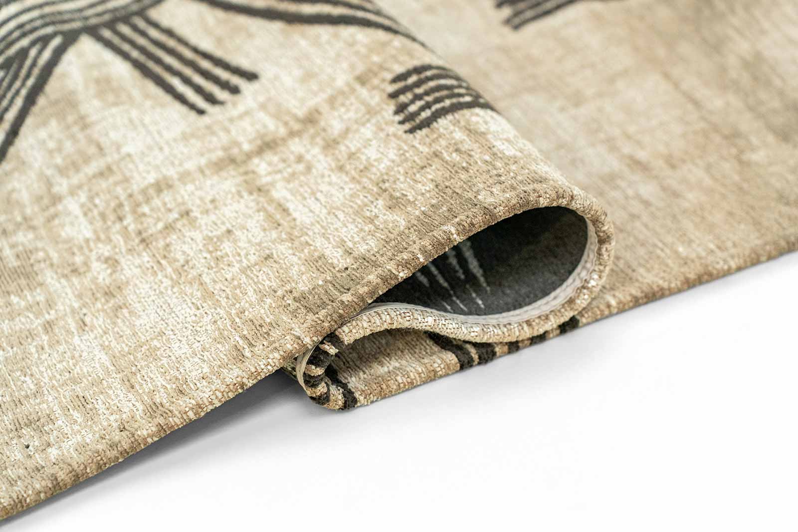 Louis De Poortere teppe Meditation 2067 Kanji Slate fold