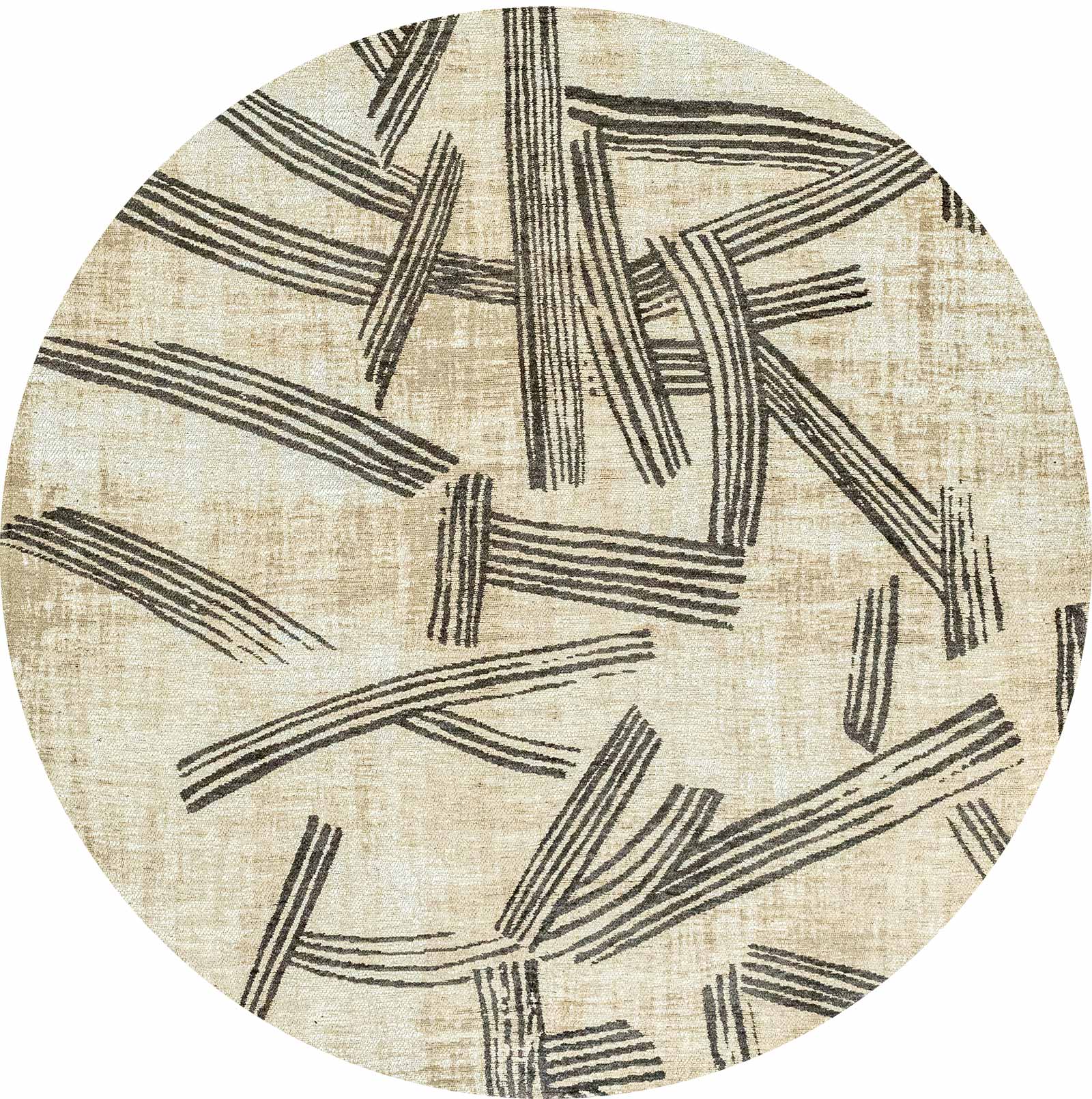 Louis De Poortere teppe Meditation 2067 Kanji Slate round