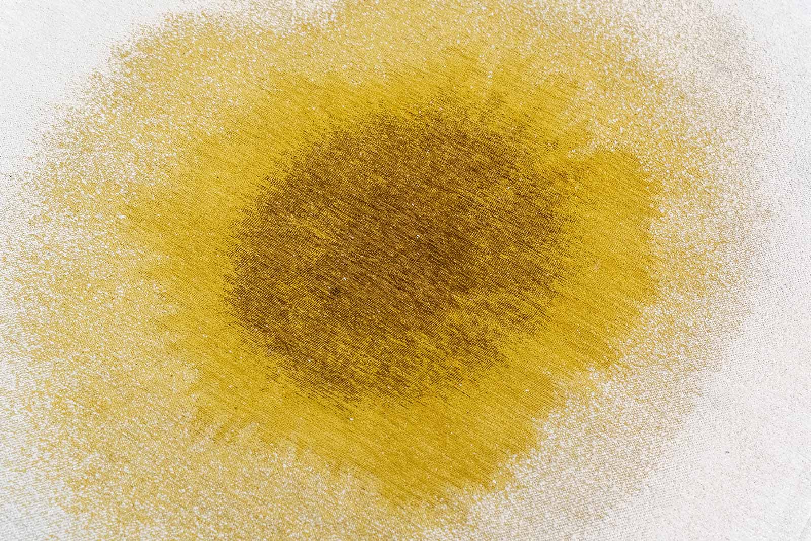 Louis De Poortere teppe Meditation 2100 Drop Gold Moss zoom 2